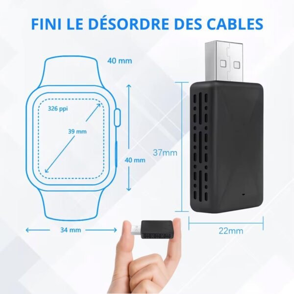 Adaptateur Générique CarPlay – Android Auto sans Fil – Image 5